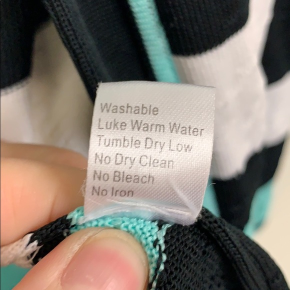 🚫SOLD🚫Ming Wang Striped Open Cardigan Size XL - Picture 5 of 5